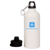 20 oz Aluminum Water Bottle with Carabiner Thumbnail