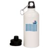 20 oz Aluminum Water Bottle with Carabiner Thumbnail