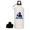 20 oz Aluminum Water Bottle with Carabiner Thumbnail