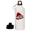 20 oz Aluminum Water Bottle with Carabiner Thumbnail