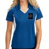 Women's Side Blocked Micropique Sport Wick ® Polo Thumbnail
