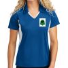 Women's Side Blocked Micropique Sport Wick ® Polo Thumbnail