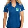 Women's Side Blocked Micropique Sport Wick ® Polo Thumbnail
