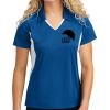 Women's Side Blocked Micropique Sport Wick ® Polo Thumbnail