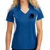 Women's Side Blocked Micropique Sport Wick ® Polo Thumbnail