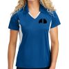 Women's Side Blocked Micropique Sport Wick ® Polo Thumbnail