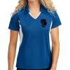 Women's Side Blocked Micropique Sport Wick ® Polo Thumbnail