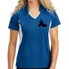 Women's Side Blocked Micropique Sport Wick ® Polo Thumbnail