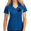 Women's Side Blocked Micropique Sport Wick ® Polo Thumbnail