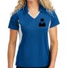 Women's Side Blocked Micropique Sport Wick ® Polo Thumbnail