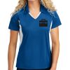 Women's Side Blocked Micropique Sport Wick ® Polo Thumbnail