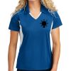 Women's Side Blocked Micropique Sport Wick ® Polo Thumbnail