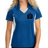 Women's Side Blocked Micropique Sport Wick ® Polo Thumbnail