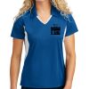 Women's Side Blocked Micropique Sport Wick ® Polo Thumbnail