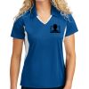 Women's Side Blocked Micropique Sport Wick ® Polo Thumbnail