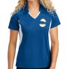 Women's Side Blocked Micropique Sport Wick ® Polo Thumbnail