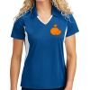 Women's Side Blocked Micropique Sport Wick ® Polo Thumbnail