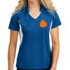 Women's Side Blocked Micropique Sport Wick ® Polo Thumbnail