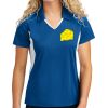 Women's Side Blocked Micropique Sport Wick ® Polo Thumbnail