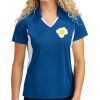 Women's Side Blocked Micropique Sport Wick ® Polo Thumbnail