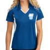 Women's Side Blocked Micropique Sport Wick ® Polo Thumbnail