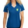 Women's Side Blocked Micropique Sport Wick ® Polo Thumbnail