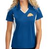 Women's Side Blocked Micropique Sport Wick ® Polo Thumbnail