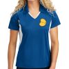 Women's Side Blocked Micropique Sport Wick ® Polo Thumbnail