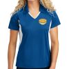 Women's Side Blocked Micropique Sport Wick ® Polo Thumbnail