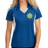 Women's Side Blocked Micropique Sport Wick ® Polo Thumbnail