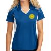 Women's Side Blocked Micropique Sport Wick ® Polo Thumbnail