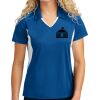 Women's Side Blocked Micropique Sport Wick ® Polo Thumbnail