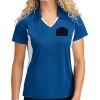 Women's Side Blocked Micropique Sport Wick ® Polo Thumbnail