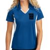 Women's Side Blocked Micropique Sport Wick ® Polo Thumbnail