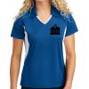 Women's Side Blocked Micropique Sport Wick ® Polo Thumbnail
