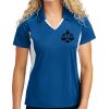 Women's Side Blocked Micropique Sport Wick ® Polo Thumbnail