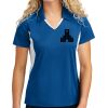 Women's Side Blocked Micropique Sport Wick ® Polo Thumbnail