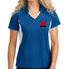 Women's Side Blocked Micropique Sport Wick ® Polo Thumbnail