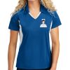 Women's Side Blocked Micropique Sport Wick ® Polo Thumbnail